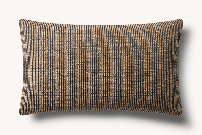 NAYA Striated OUTDOOR PILLOW COVER - LUMBAR