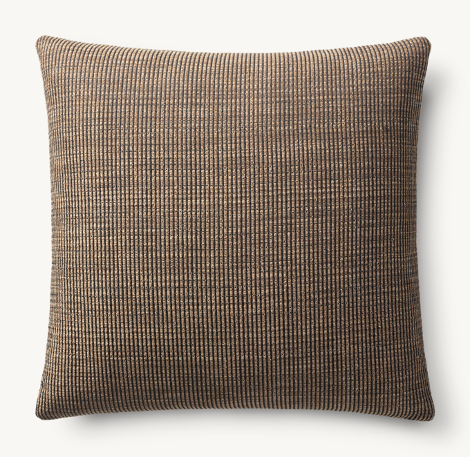 NAYA Striated OUTDOOR PILLOW COVER - SQUARE