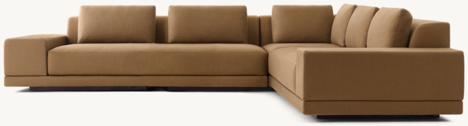 Cortona Wide-Arm L-Sectional with Modular Corner