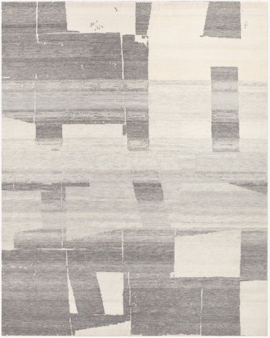 Overhead view of Kabir Wool Rug - Made-To-Order - Round 