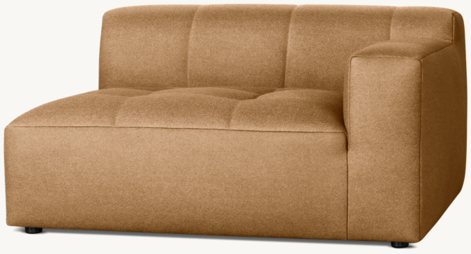 Three Quarter view of Burano Modular Right-Arm Chair 