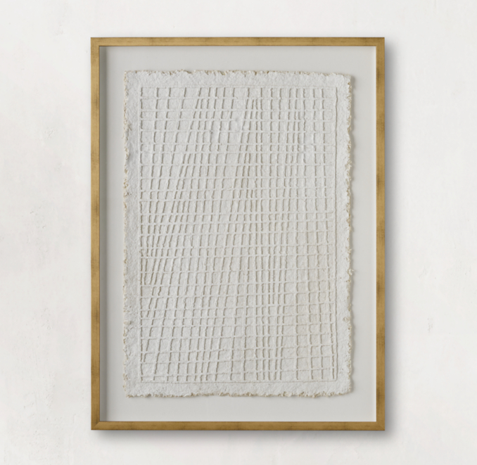 Embossed PapierMâché Wall Art