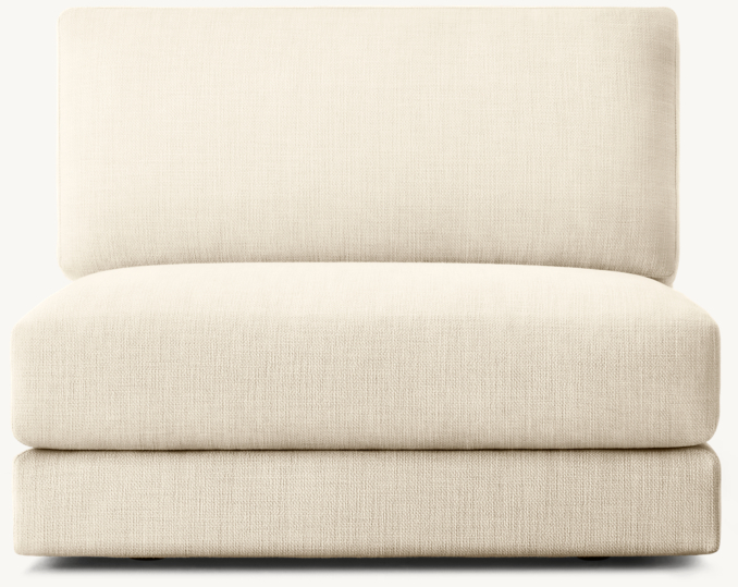 Monza Modular Armless Chair | RH