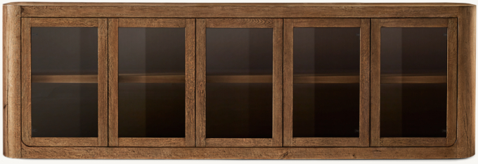 Oslo Glass 5-door Sideboard 