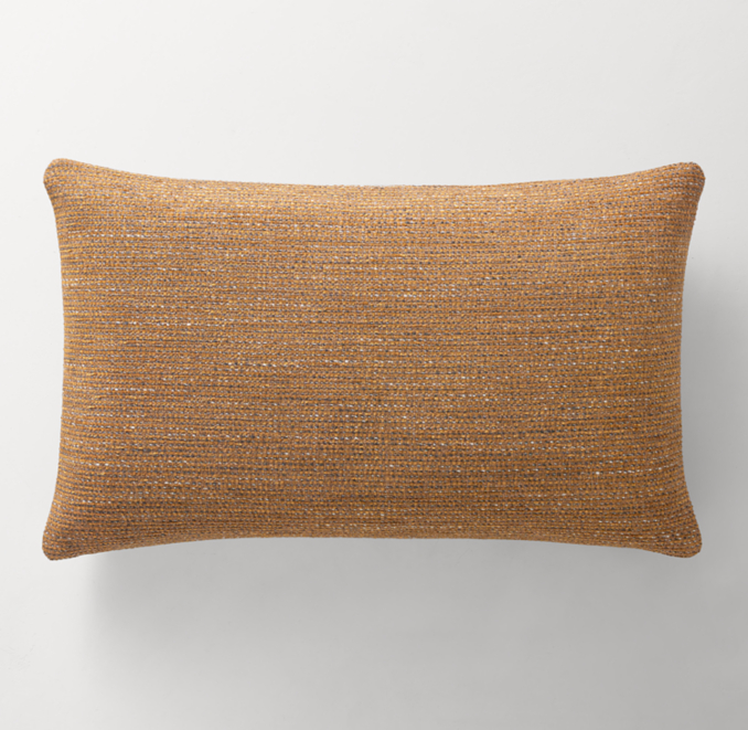 Italian Pietro Marled KnifeEdge Pillow Cover Lumbar
