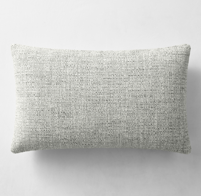 Italian Pietro Marled KnifeEdge Pillow Cover Lumbar