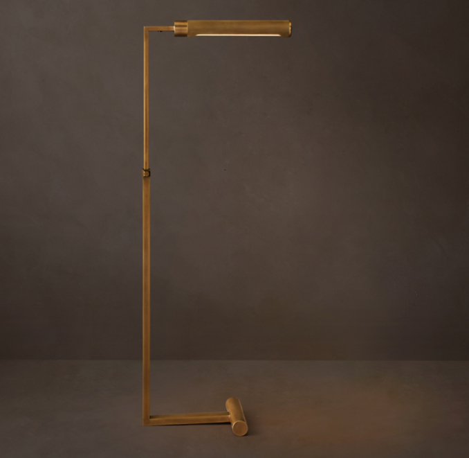 Shown in Lacquered Burnished Brass.
