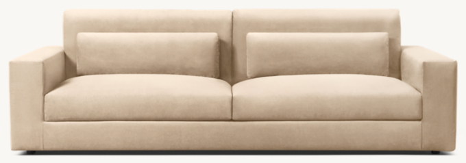 Restoration hardware store lugano sofa