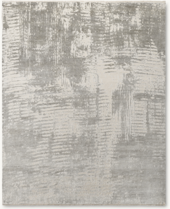 Overhead view of Khayana Silk Rug 