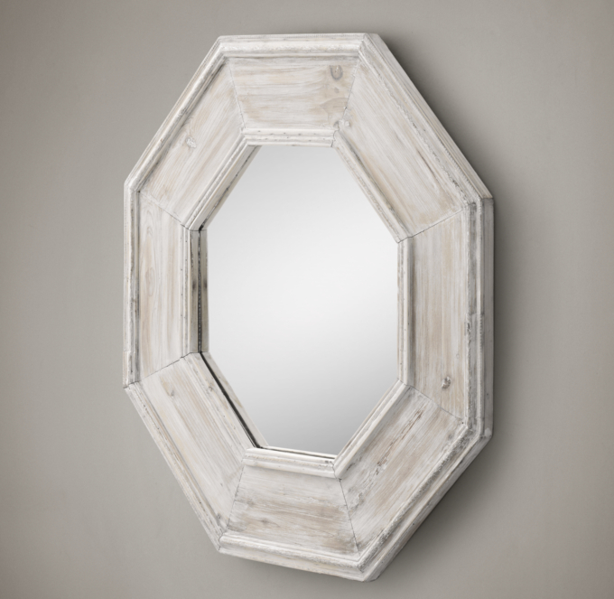 Salvaged Octagonal Mirror