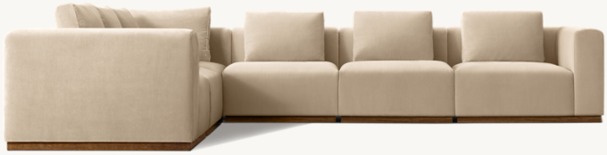 Vittorio Modular Left-Arm L-Sectional