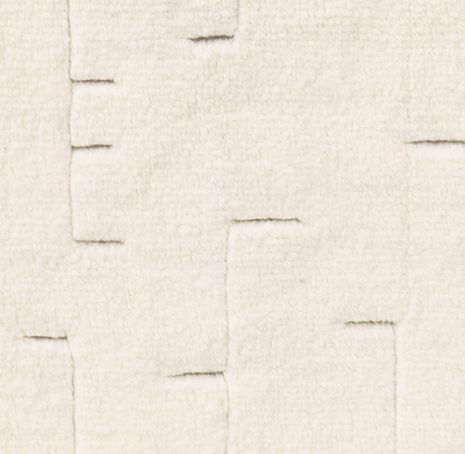Overhead view of Hadya Wool Rug Swatch 
