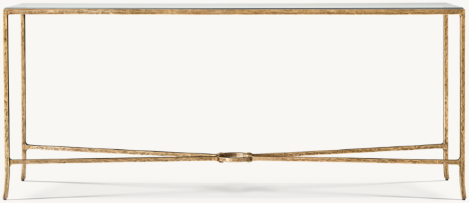 Josephine Glass Console Table