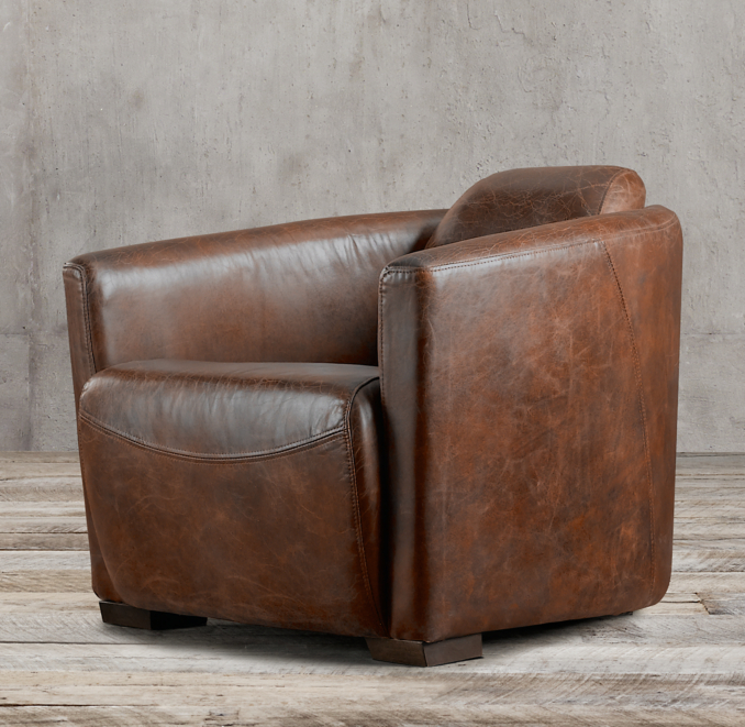 Rocket Leather Chair | RH