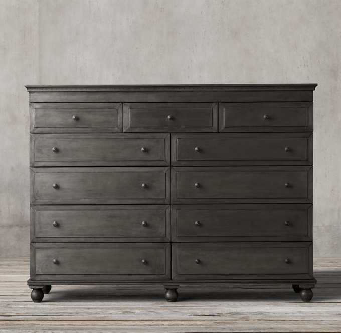 Annecy Metal Wrapped 11 Drawer Dresser