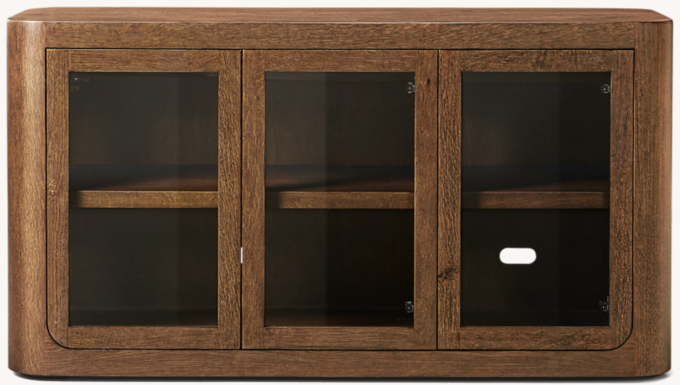 Oslo Glass Triple-door Sideboard