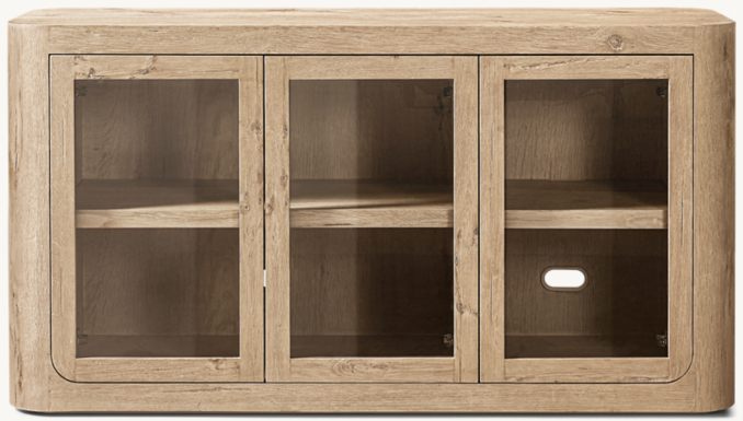 Shown in Aged Greige Oak.