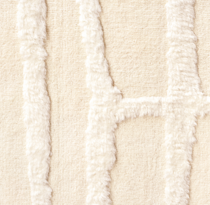 Detail view of Elam Wool Rug 