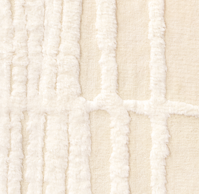Overhead view of Elam Wool Rug Swatch 