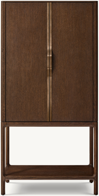 Shown in Brown Oak/Brass.