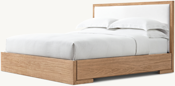 Enzo Fabric Panel Bed