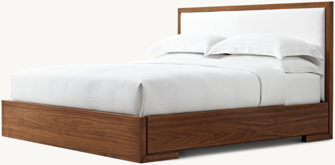 Enzo Fabric Panel Bed