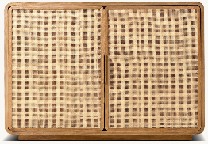 Shown in Blond Walnut/Cane.