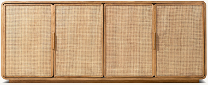 Shown in Blond Walnut/Cane.