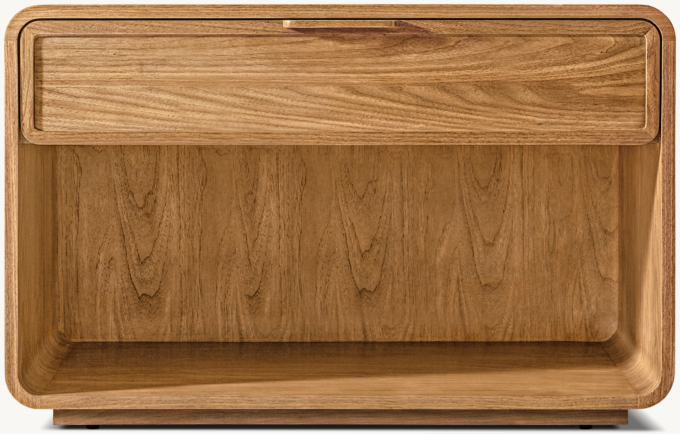 38&#34; nightstand shown in Blond Walnut.