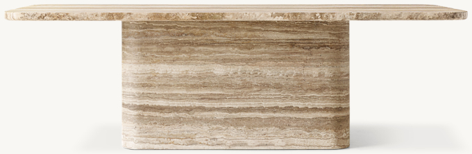 Vitolo Carved Rectangular Dining Table