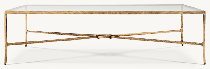 Josephine Glass Square Coffee Table