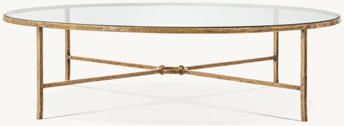 Josephine Glass Round Coffee Table