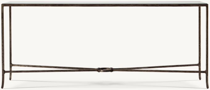 Josephine Glass Console Table