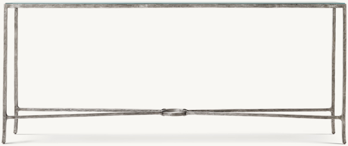 Josephine Glass Console Table
