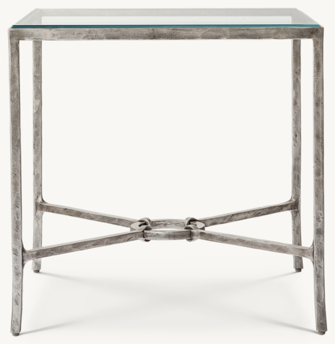Josephine Glass Square Side Table
