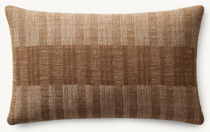 Naya Handwoven Center Band Pillow Cover - Lumbar