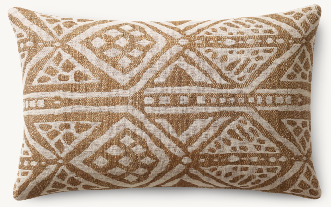 Naya Handwoven Diamond Arrow Pillow Cover - Lumbar
