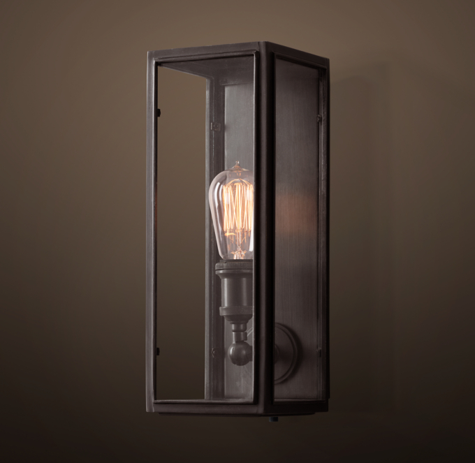 modern filament sconce