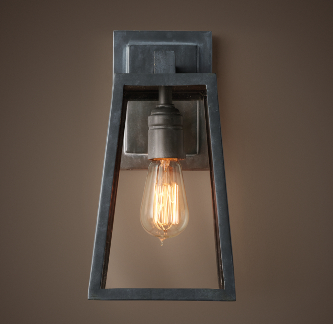 modern filament sconce