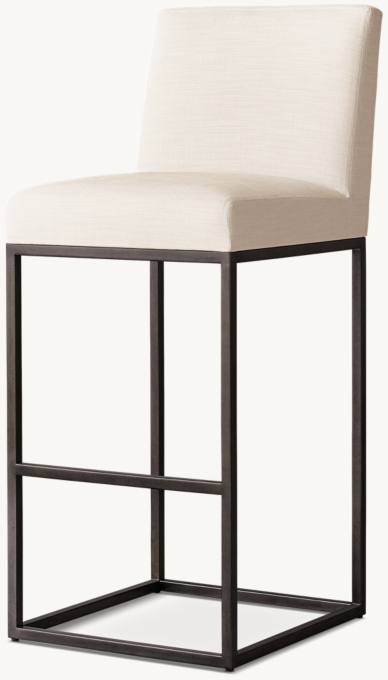 Emery Armless Fabric Bar & Counter Stool