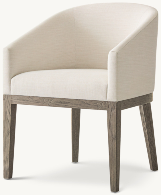 Morgan fabric side outlet chair