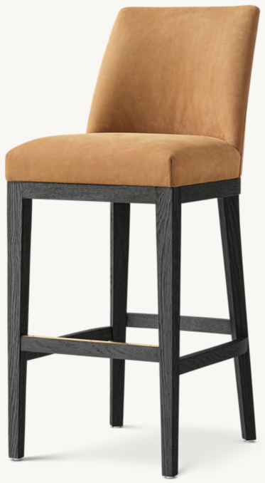 Shown in Italian Veneto Camel with Black Oak finish.