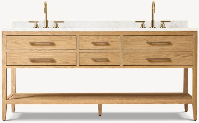 French Contemporary Double Washstand