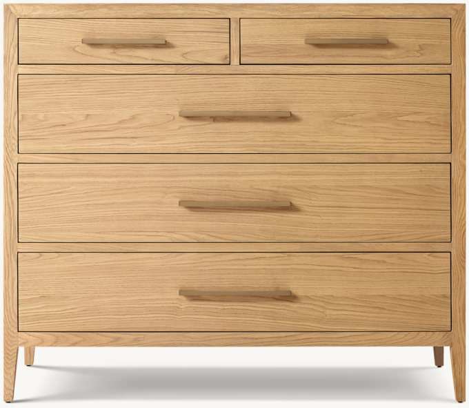 French Contemporary 5-Drawer Dresser