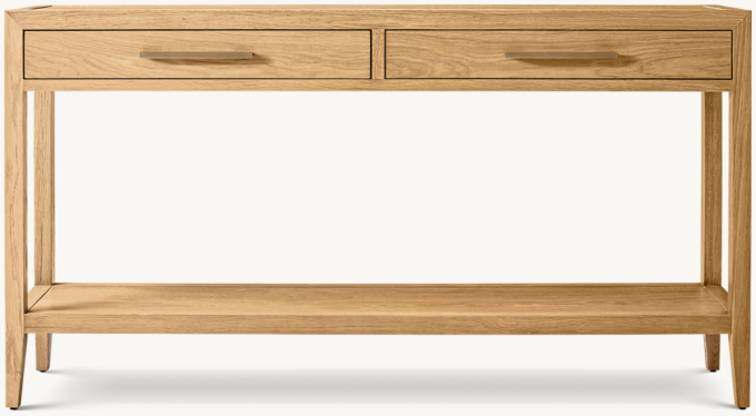 French CONTEMPORARY 2-DRAWER CONSOLE TABLE