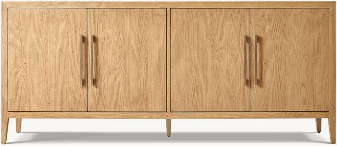 Shown in Natural Oak/Satin Light Brass.