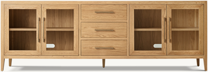 Shown in Brushed Natural Oak/Satin Light Brass.