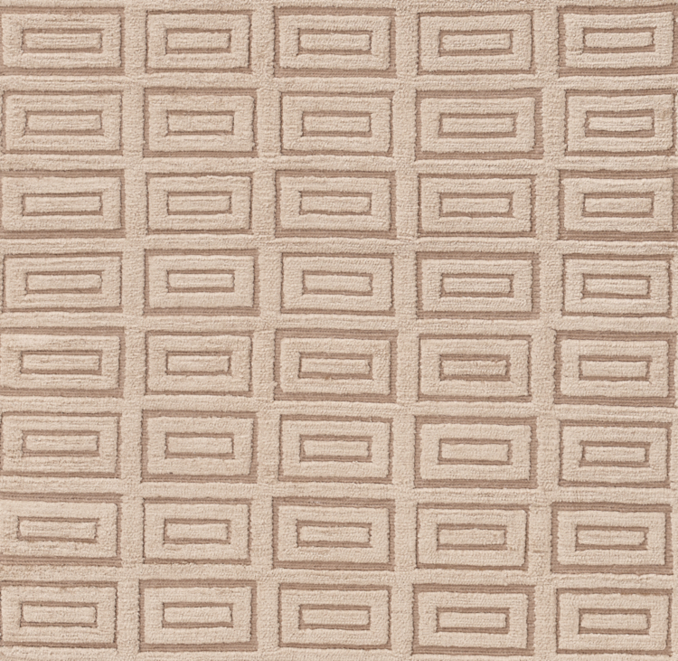 Overhead view of Rajouri Silk & Wool Rug Swatch 