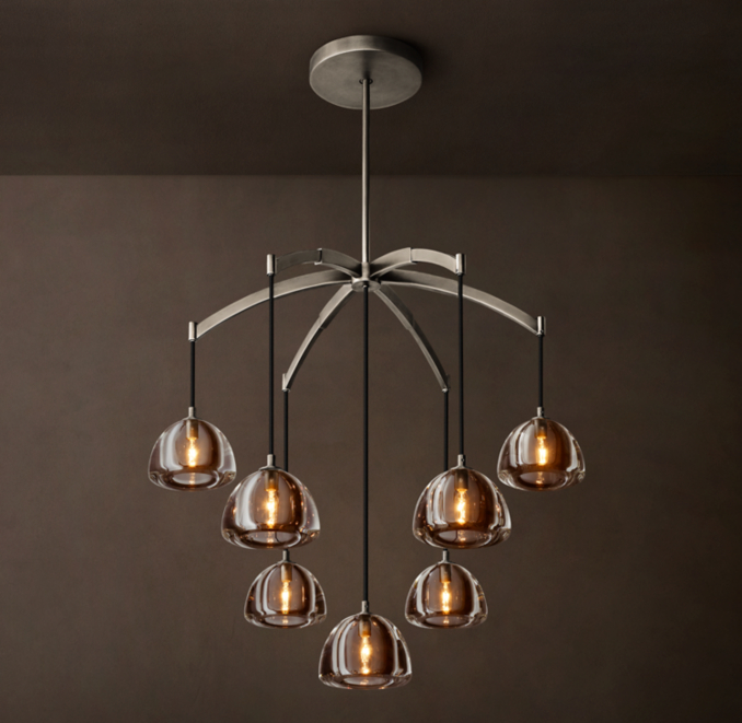 Hemisphere Round Chandelier