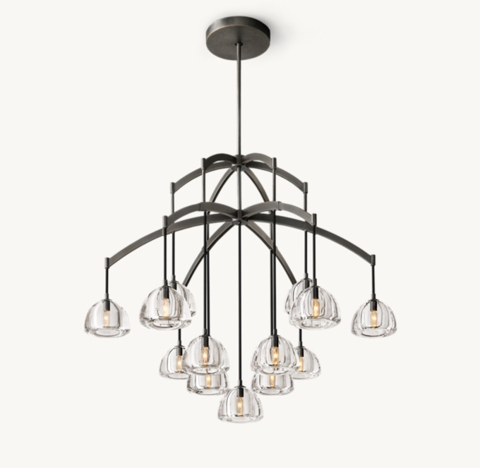 Hemisphere Round Chandelier 48\" 